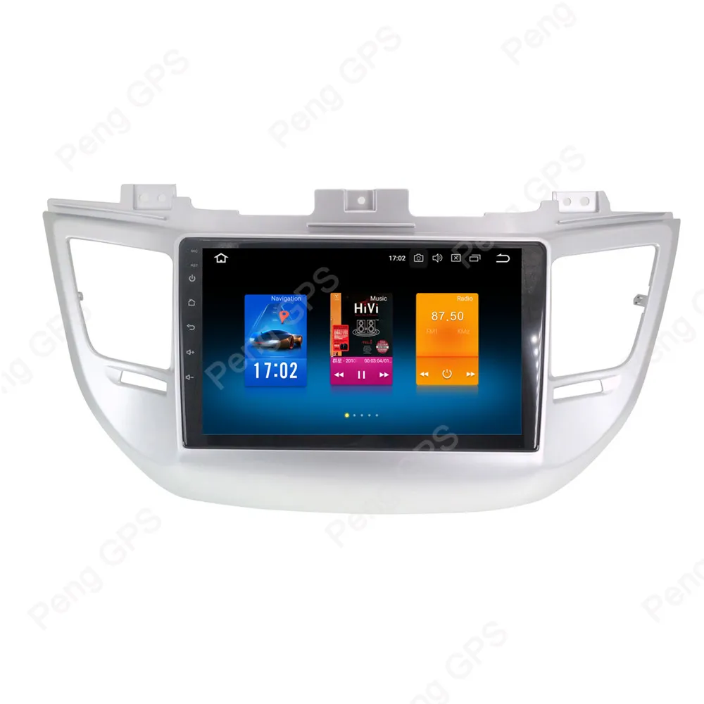 Discount 4G+32G Octa Core 2 Din Stereo Android 8.0 9 INCH Car Radio for Hyundai Tucson 2014+ GPS Navigation CD DVD Player Bluetooth 1