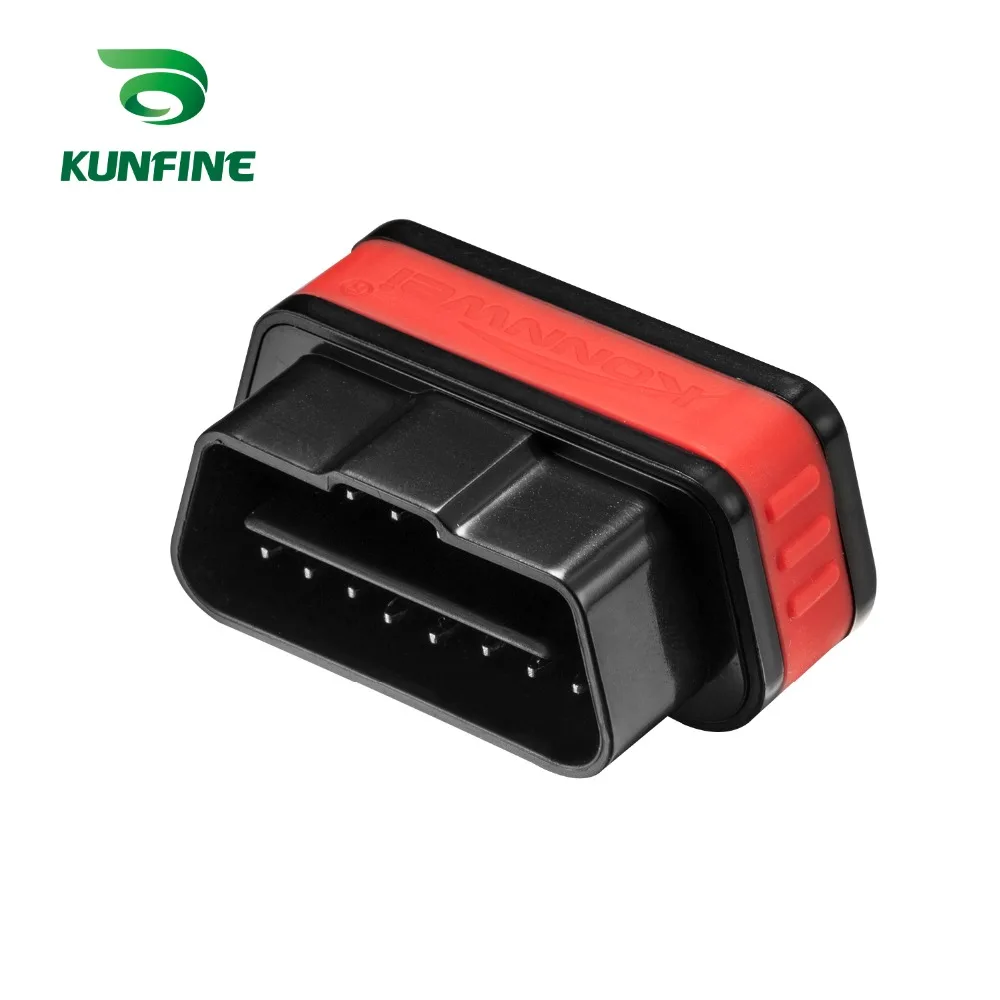 KUNFINE супер мини KW901 WI-FI ELM327 V1.5 ODB2 OBDII автомобиля диагностический сканер инструмент ELM 327 Code Reader Работает на iOS телефона Android