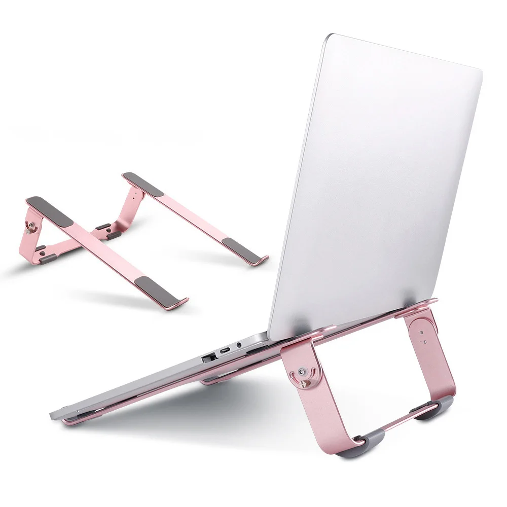 

2019 New Laptop Stand Desktop Aluminum Alloy Tablet Cooling Bracket Adjustable High And Low Notebook Cooling Base Bracket
