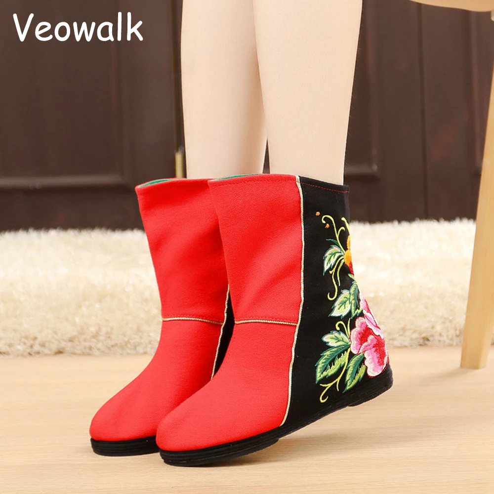 canvas booties