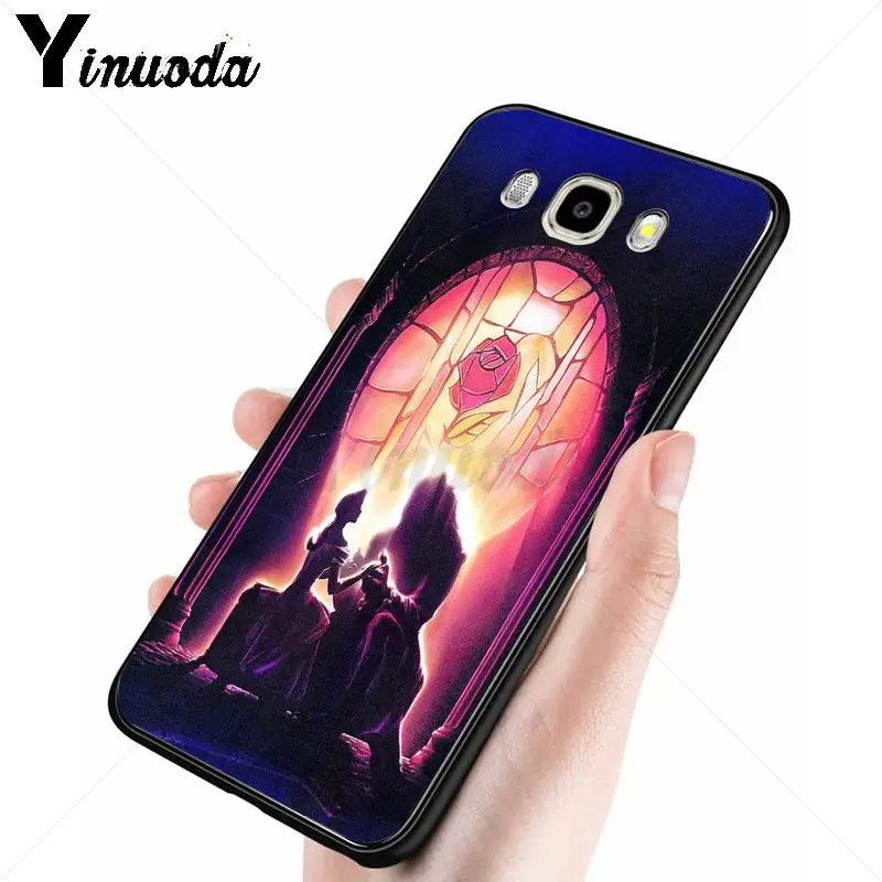 cartoon Beauty Beast Rose Princess Art Print