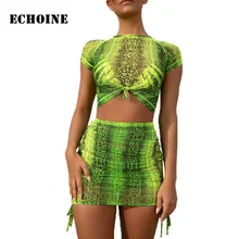 Sexy Leopard Print Skirt Set Crop Top and Mini Skirt Skinny Bodycon Skirt Set Elegant Slim Clubwear Outfit Party Summer Suit Sexy Leopard Print Skirt Set Crop Top and Mini Skirt Skinny Bodycon Skirt Set Elegant Slim Clubwear Outfit Party Summer Suit