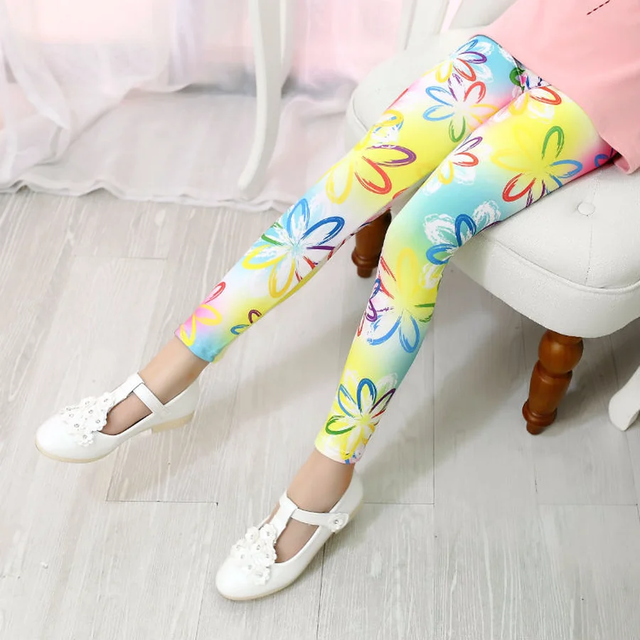 Buy Baby Girls Flower Leggings Kids Fashion Summer
