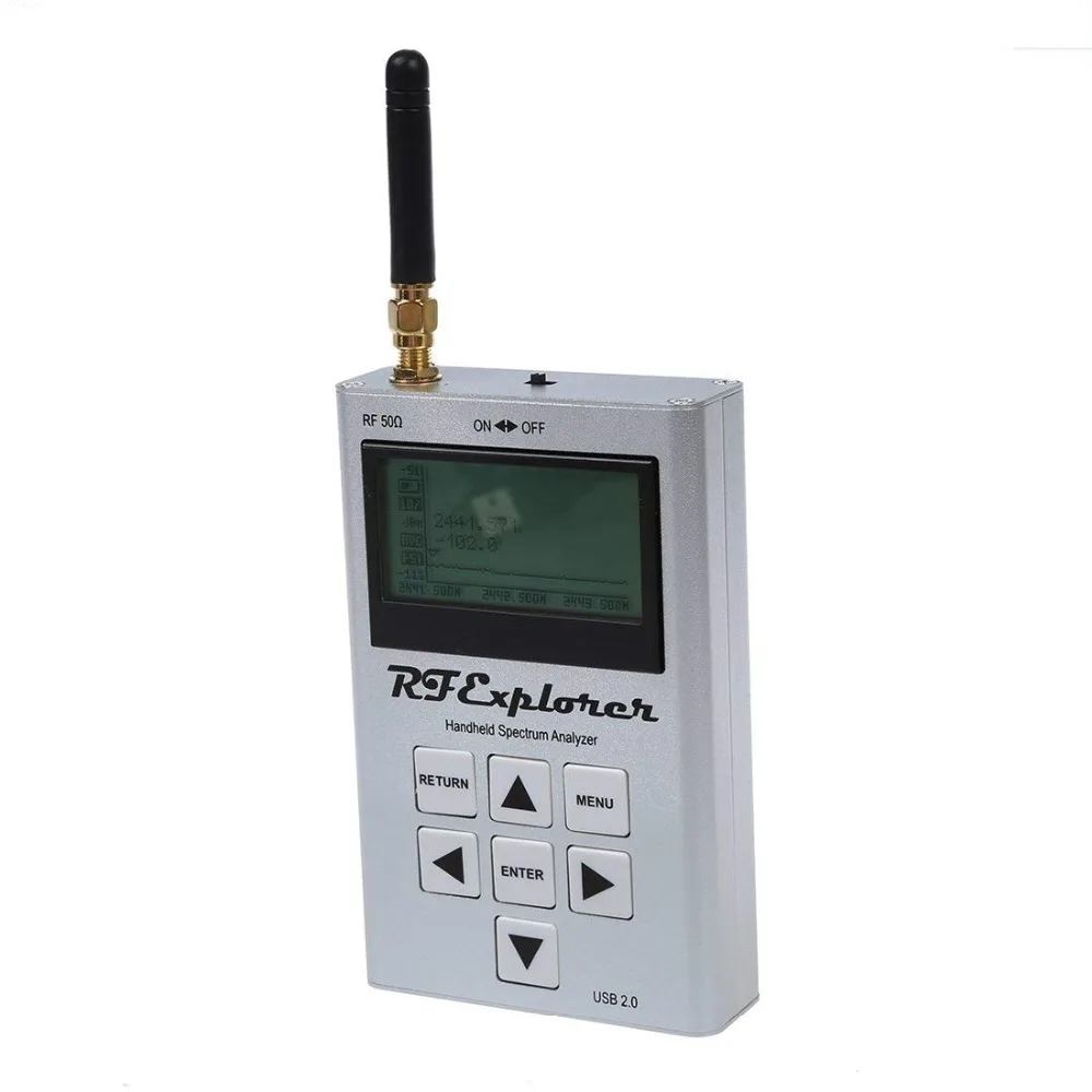 Полезный 2 4G RF Explorer Ручной цифровой анализатор спектра карманный размер|rf