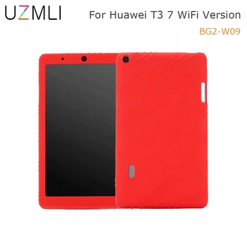 

Soft Case For Huawei T3 7 WiFi Version Tablet Case Silicone Protect shell Cover For Huawei MediaPad T3 7.0 BG2-W09 Rubber Case