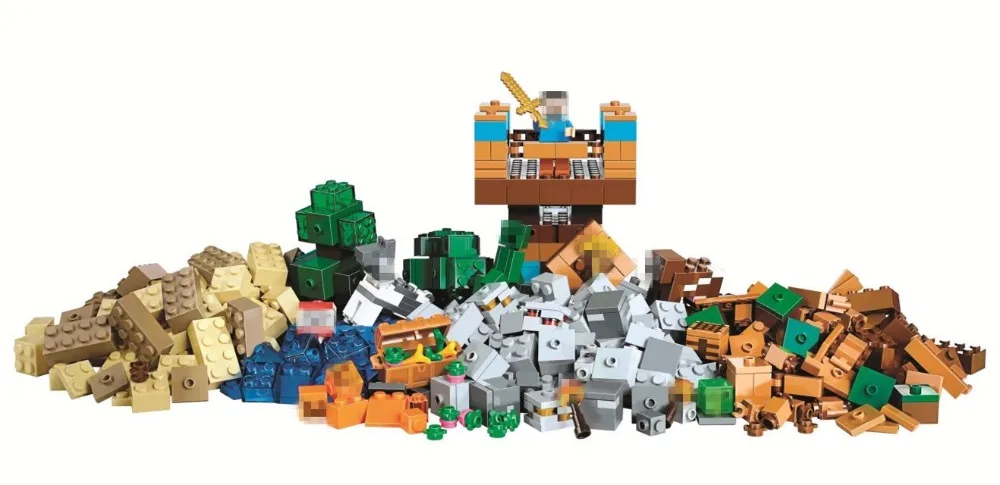 

BELA the Crafting Box 2.0 Building Blocks Sets Bricks Movie Model Kids Minecrafted Toys For Children Compatible Legoings