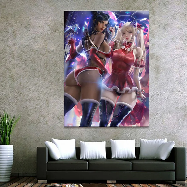 Canvas-Prints-Painting-1-Piece-Sexy-Girl-Game-Poster-Fashion-HD-Nordic-Wall-Art-Modular-Pictures.jpg_640x640