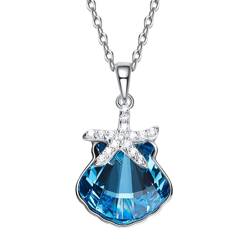

925 Sterling Silver Embellished with crystals from Swarovski Necklaces for Women Extraordinary Beautiful