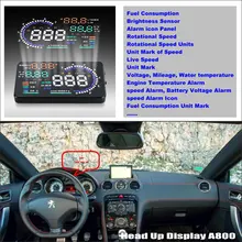 Car Computer Screen Display Projector Refkecting Windshield For Peugeot RCZ 2009~2015 – Safe Driving Screen