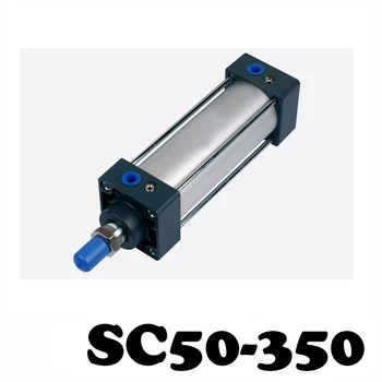 

SC50-350 pneumatic components 50mm Bore 350mm Stroke Rod aluminum alloy standard cylinder SC50X350