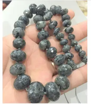 

Women Gift jewelry choker anime gem chocker maxi overwatch natural Genuine Graduated Faceted 10-18mm labradorite gem necklace