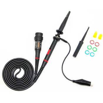 

Oscilloscope Probe 1X 10X P2200 200MHz High Precision Oscilloscope Probe Alligator Test Clip with Adjustable Attenuation Rate