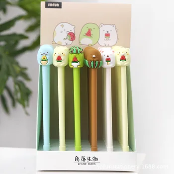 

36pcs/lot Japanese Cartoon Sumikko Gurashi Gel Pens Signature Pens School Office Supplies promotion party Gifts stationery