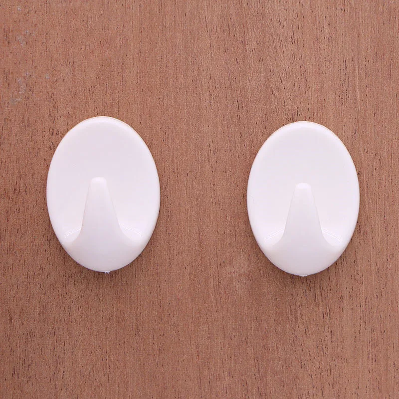 

5Pcs Self Adhesive Wall hooks hanger for clothes Strong Door Holder Kitchen Bath Wall Hanger Household daily storage organizer