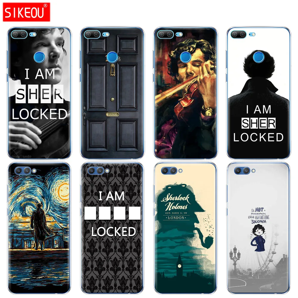 

Silicone Cover phone Case for Huawei Honor 10 V10 3c 4C 5c 5x 4A 6A 6C pro 6X 7X 6 7 8 9 LITE Sherlock Holmes Sherlocked
