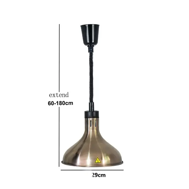 Heat Lamp 250w Electric Heat Lamp Food Heat Preservation Pendant
