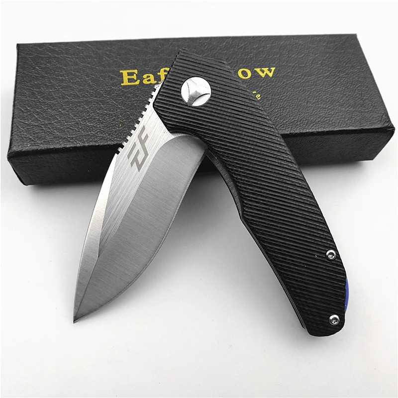 Eafengrow EF80 складной карманный нож G10 Ручка 9CR18MOV лезвие Открытый/Кемпинг/Охота/нож Утилита/Выживание/EDC/сад/нож