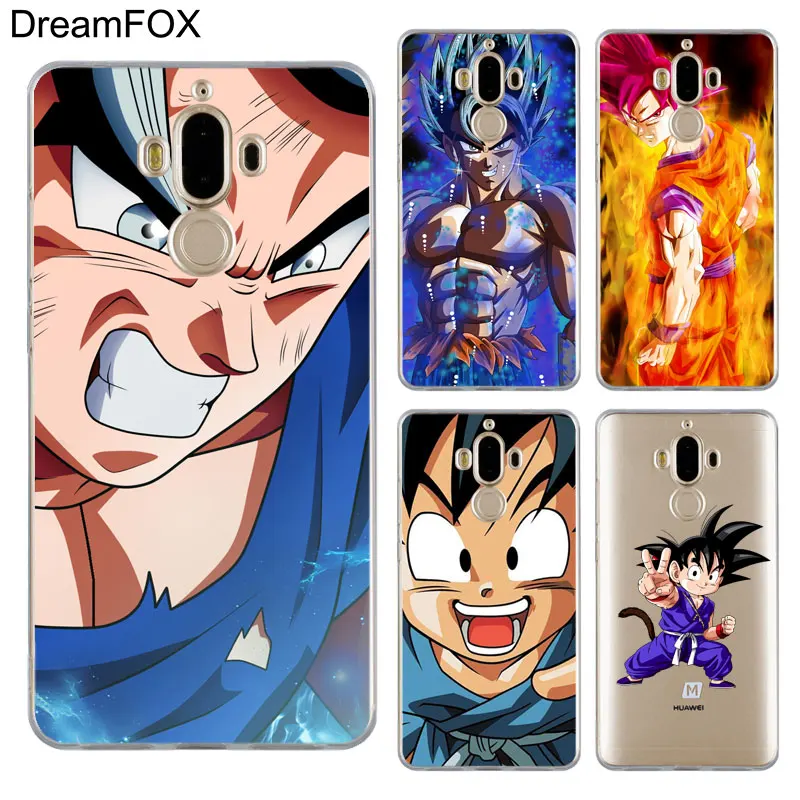 DREAMFOX M214 мультфильм Dragon Ball Man Wukong Мягкий ТПУ силиконовый чехол для huawei mate 8 9 10 20 30 Lite