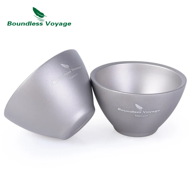 

Boundless Voyage Titanium Wine Tea Sake Cup Mug Outdoor Camping Travel Picnic Alcohol Whiskey Flask Flagon Drinkware Ti1514B