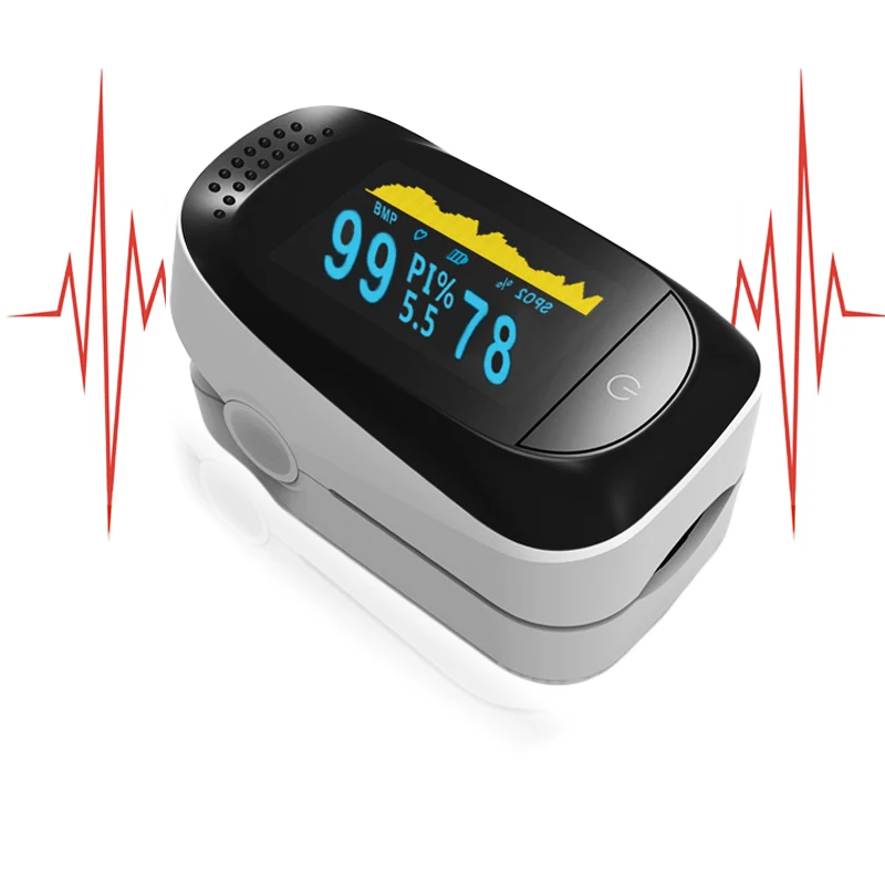 

Digital Finger Pulse Oximeter sensor SPO2 Pulsioximetro heart rate monitor Blood Oxygen Meter finger medical devices Health Care