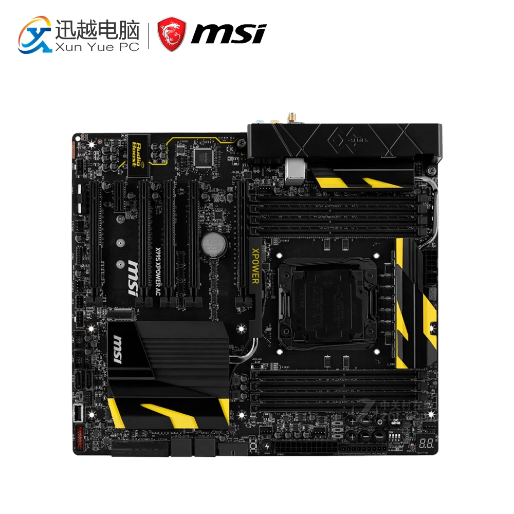 

MSI X99S XPOWER AC Desktop Motherboard X99 Socket LGA 2011-V3 i7 DDR4 128G STAT3 USB3.0 E-ATX