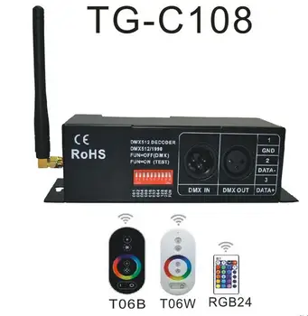 

DMX512 Decoder :DC9V~DC40VGet a RF remote control