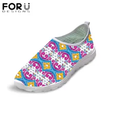 FORUDESIGNS/женские летние сетчатые туфли на плоской подошве; модные Воздухопроницаемый Легковесный повседневные туфли для женщин; женские нескользящие Лоферы для девочек