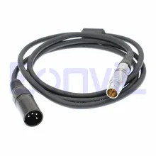 Eonvic 4 контактный разъем XLR для 2B 6 контактный Red ONE Камера Мощность кабель