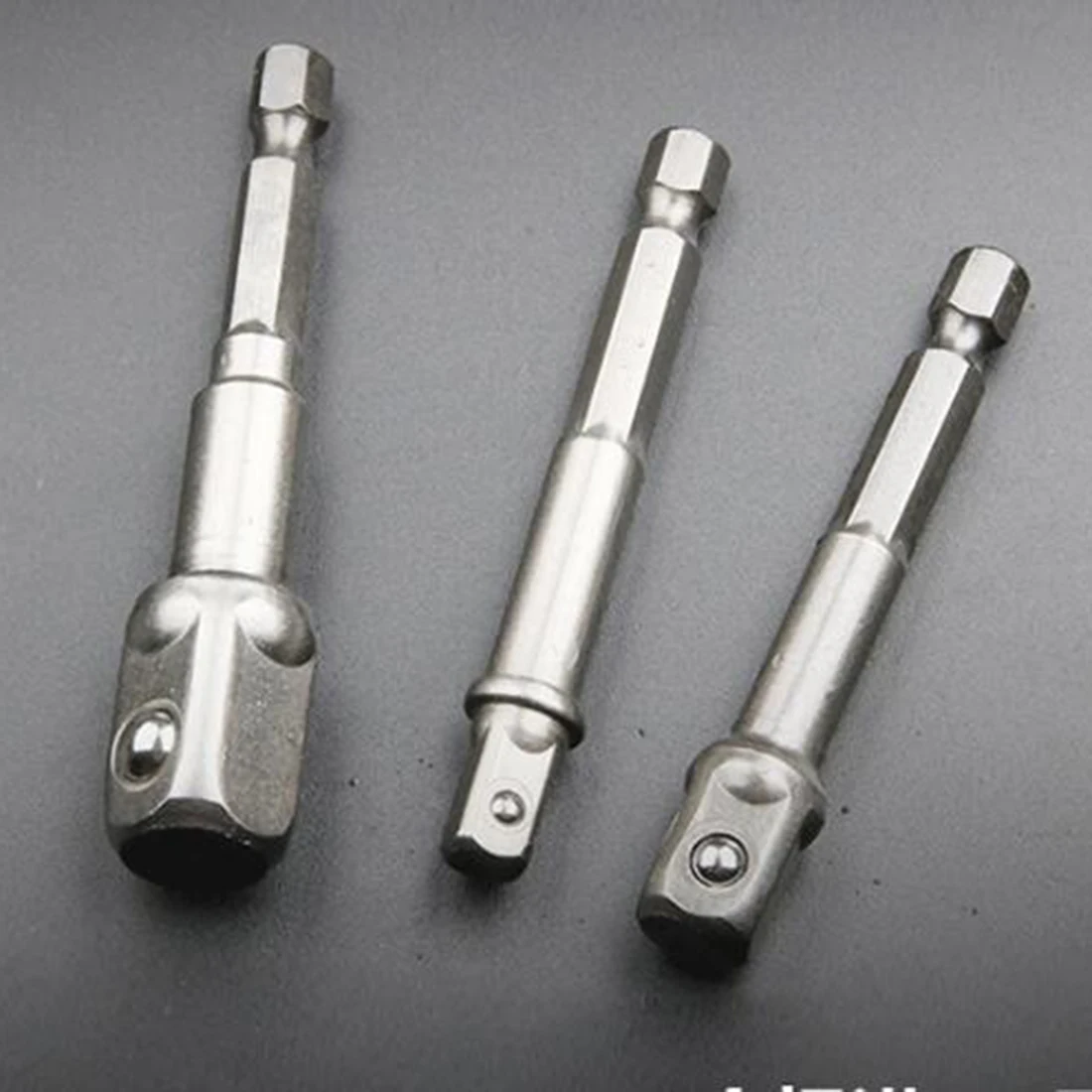 

Hex Bit Set Hand Tools 1pc Chrome Vanadium Steel Socket Adapter Hex Shank to 1/4" 3/8" 1/2" Extension Drill Bits