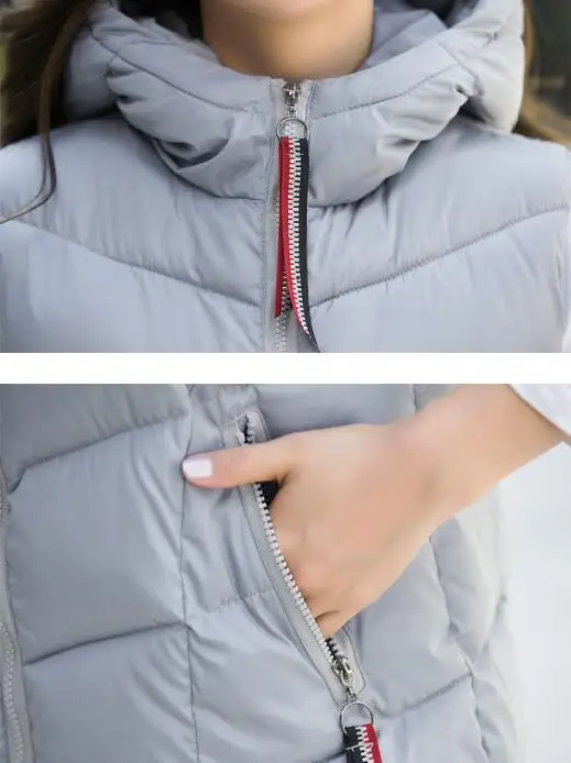 Autumn Winter Vest Women Waistcoat 2018 Female Sleeveless Jacket Hood Warm Long Vest Jacket Colete Feminino Plus Size 4XL Autumn Winter Vest Women Waistcoat 2018 Female Sleeveless Jacket Hood Warm Long Vest Jacket Colete Feminino Plus Size 4XL