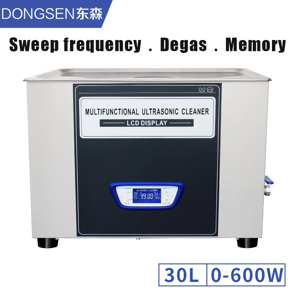 30L Ultrasonic Cleaner Bath Power Time Temperature Adjustable Sweep