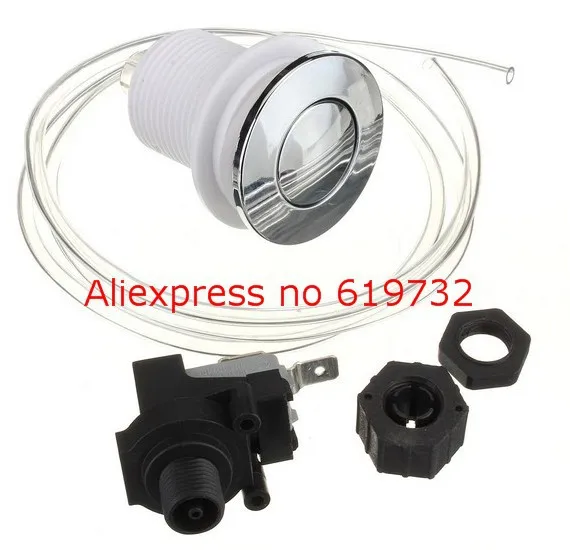 Garbage Disposer Disposal Air Switch Kit push button FREE SHIPPING Chromed trimkit switchtrim