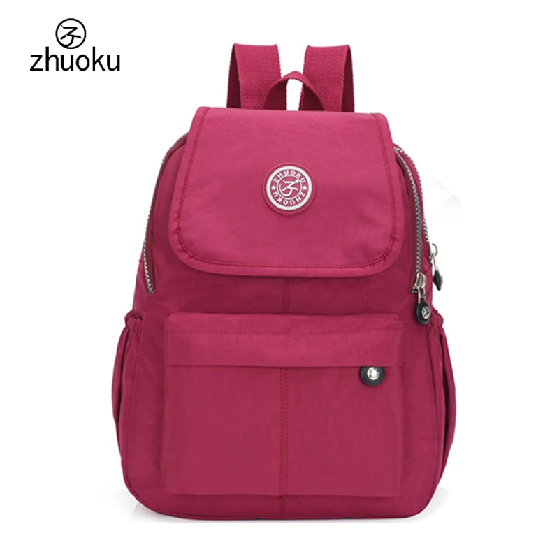 

School Backpack for Teenage Girl Mochila Feminina Women Backpacks Nylon Waterproof Casual Laptop Bagpack Female Sac A Do ZK603
