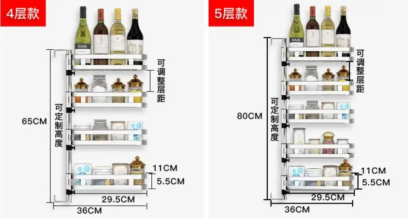 Кухонная полка, угловая стойка для приправ, вращающаяся настенная подвесная полка без перфорации, полка для приправ