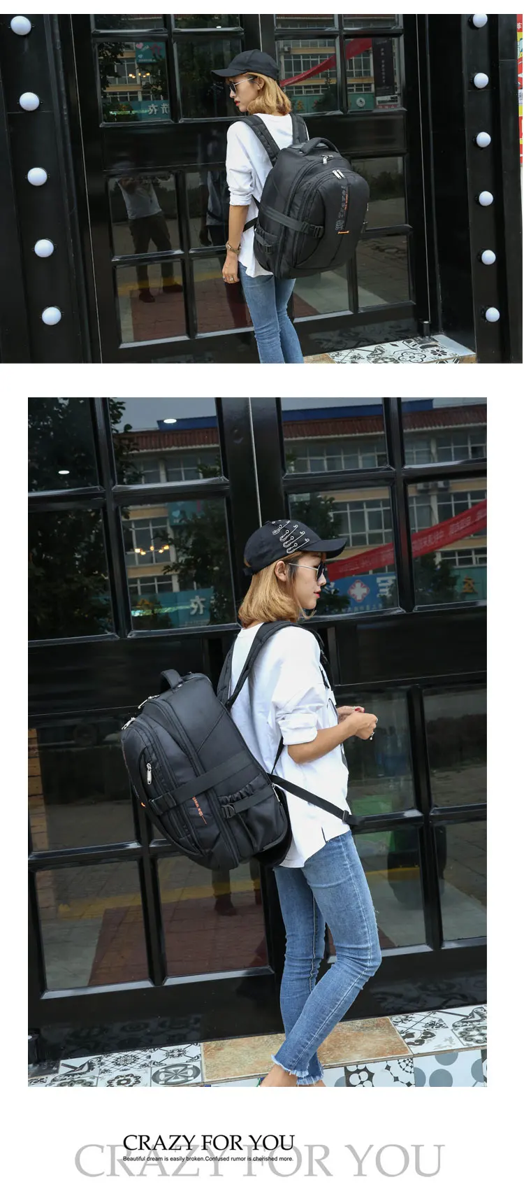 Вэньцзе брат новый большой ёмкость rollingBackpack сумка бизнес для мужчин и женщин интернат водоотталкивающая сумка тележки для багажа сумки