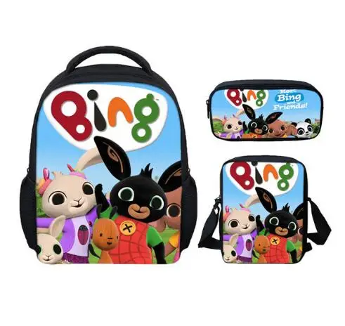  Kindergarten Child School Backpacks Cartoon Bing Bunny Printed Schoolbags for Kids Girls Boys Bookb - 33043818281