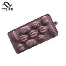 TTLIFE Пищевой Силиконовый поднос для льда силиконовая форма льда Куб лоток форма для шоколадного фондана печенье Желе производитель кубиков льда
