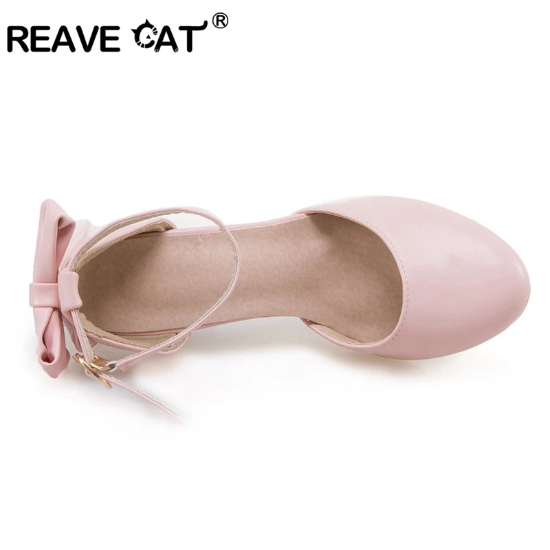 REAVE CAT/обувь с ремешком на щиколотке женские босоножки высоком каблуке Модные