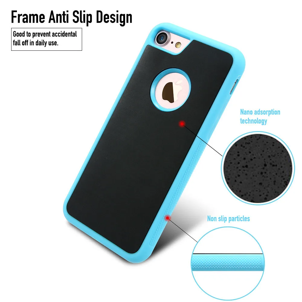 KISSCASE антигравитационный чехол липкий для iPhone 11 Pro 11X6 6S 7 8 плюс 5 5S SE Samsung S9 S8 S7 S6 край