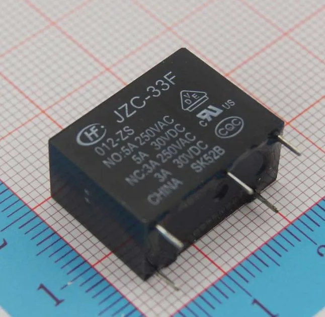 5pcs 12V Volt Power Relay JZC 33F 012 ZS3 or HF33F 012 ZS3|power relay ...