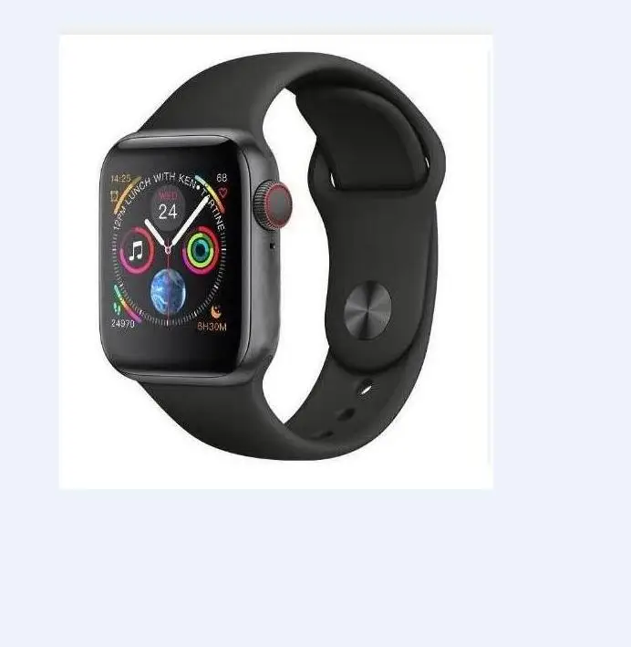 

Bluetooth call Smart Watch IWO 8 1:1 44mm SmartWatch Stainless Steel Shining Case for iOS Android Heart Rate ECG Pedometer