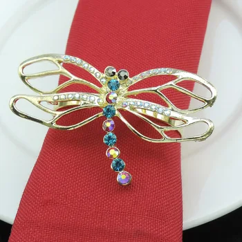 

100pcs/lot Metal napkin buckle alloy hollow napkin ring scarf circle home model room decorations
