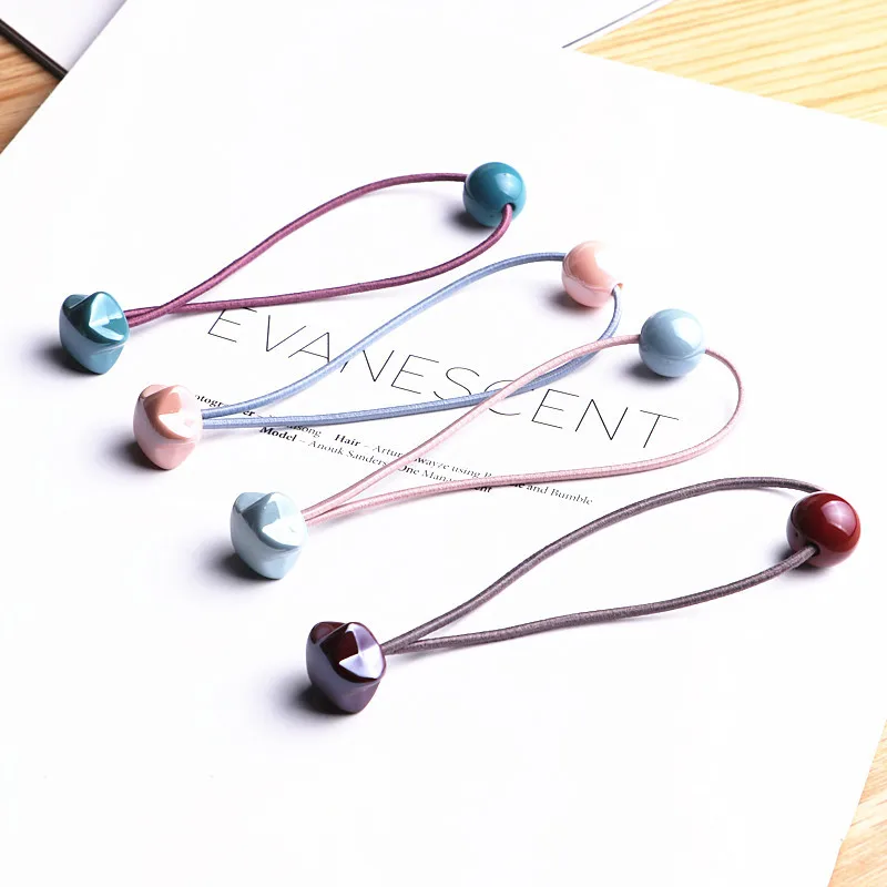 

Korean style jewelry five-star round ball hair ring hair rope rubber band head accessories children cartoon head rope wholesale