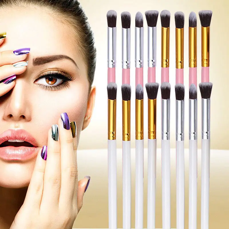 Useful Hot Blending Eyeshadow Foundation Brush Flat Round Angled