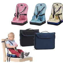 Безопасное сиденье для детского стула, переносное детское кресло для столовой, сумка для сиденья, для путешествий, Chrilren, увеличенная Подушка для стула, детское кресло-бустер, подушка, коврик