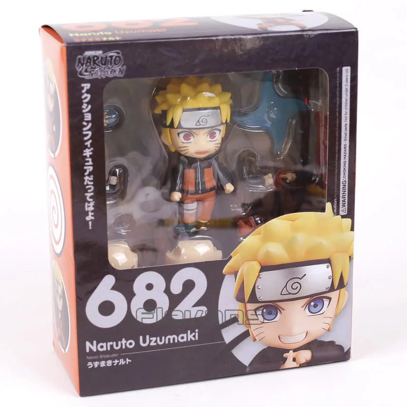 Nendoroid Naruto Shippuden Uchiha Sasuke 707 Uzumaki Наруто 682 хюуга Хината 879 Хатаке Какаши 724 ПВХ фигурка игрушка