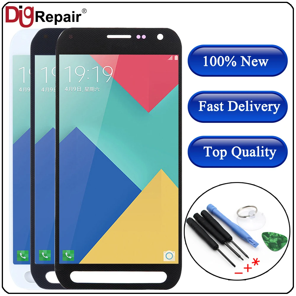 

G890 lcd g890 Display For Samsung Galaxy S6 active G890 G890A LCD Display Touch Screen Digitizer Assembly Replacement Parts