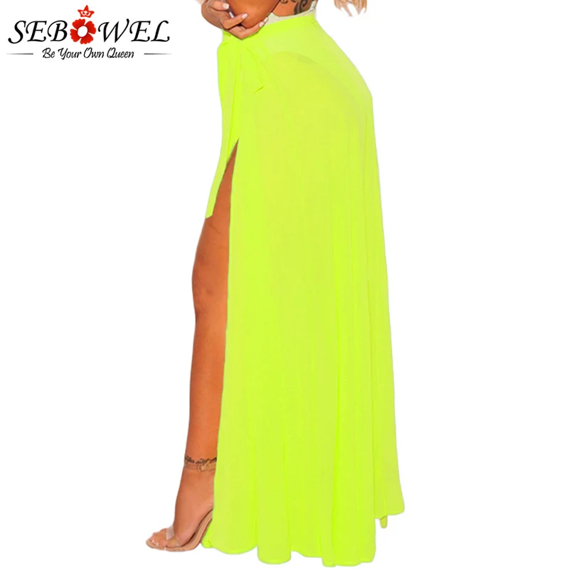 Fluorescence-Yellow-Sheer-Wrap-Maxi-Beach-Skirt-LC42275-107-2 