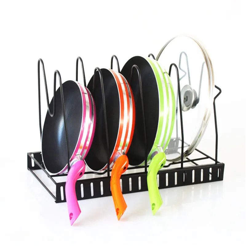 4 & 5 layers black removable iron hanging pot rack plant pot rest stand