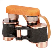 Classic leather bag 6X24 copper ranging military portable HD non-infrared binoculars 6X24 with Rangefinder Reticle